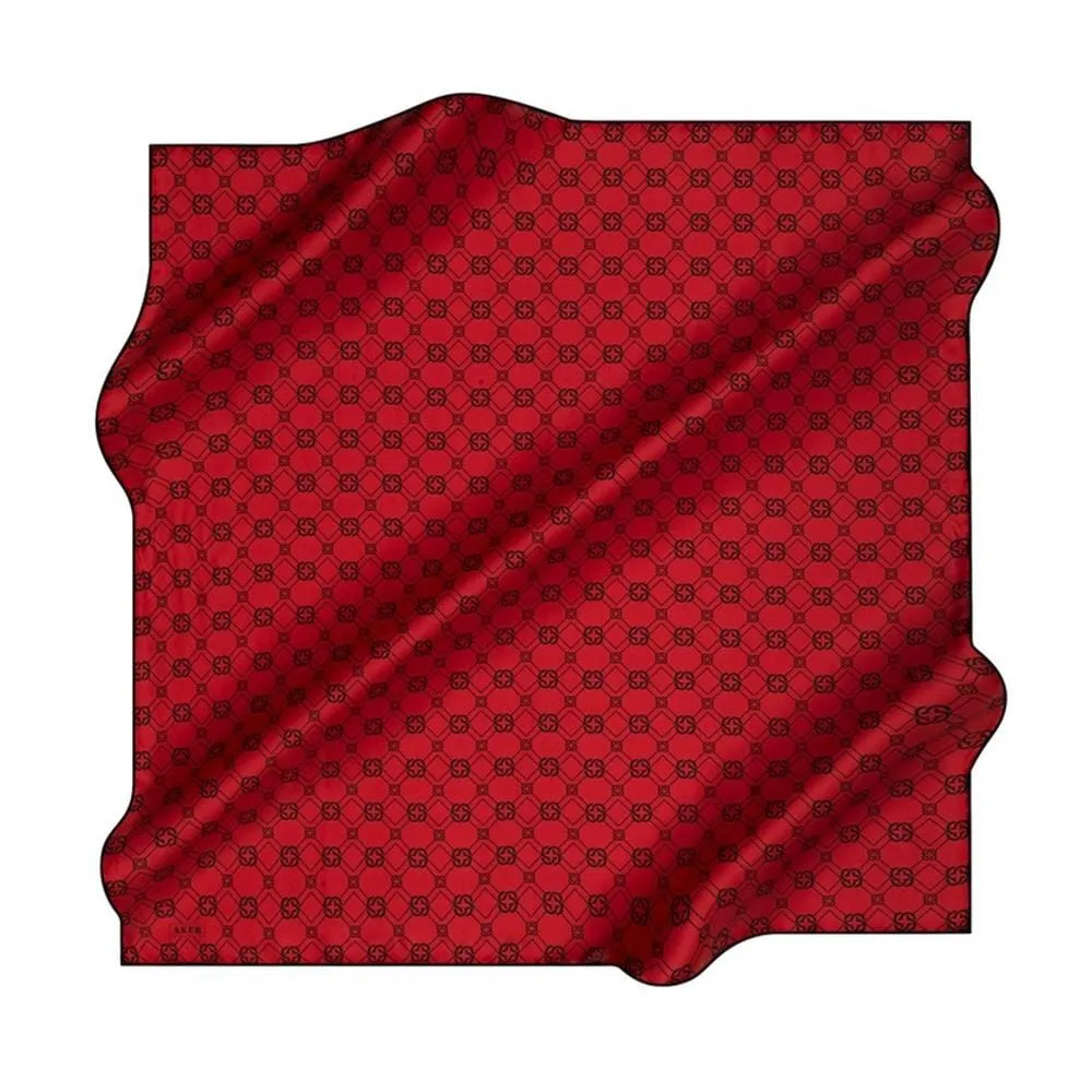 Aker Monogram Classic Silk Scarf #15