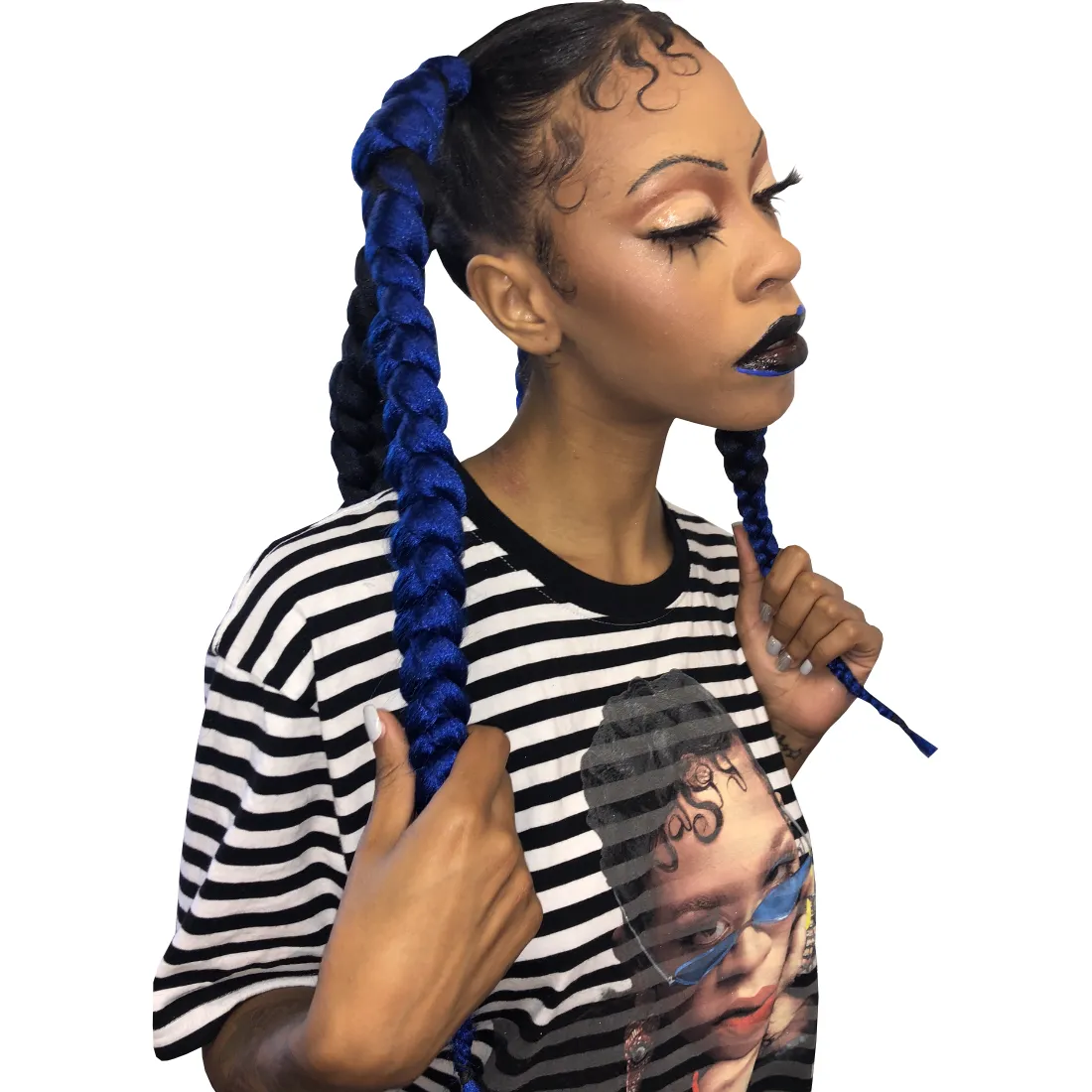 Blue Shades Striped T-Shirt