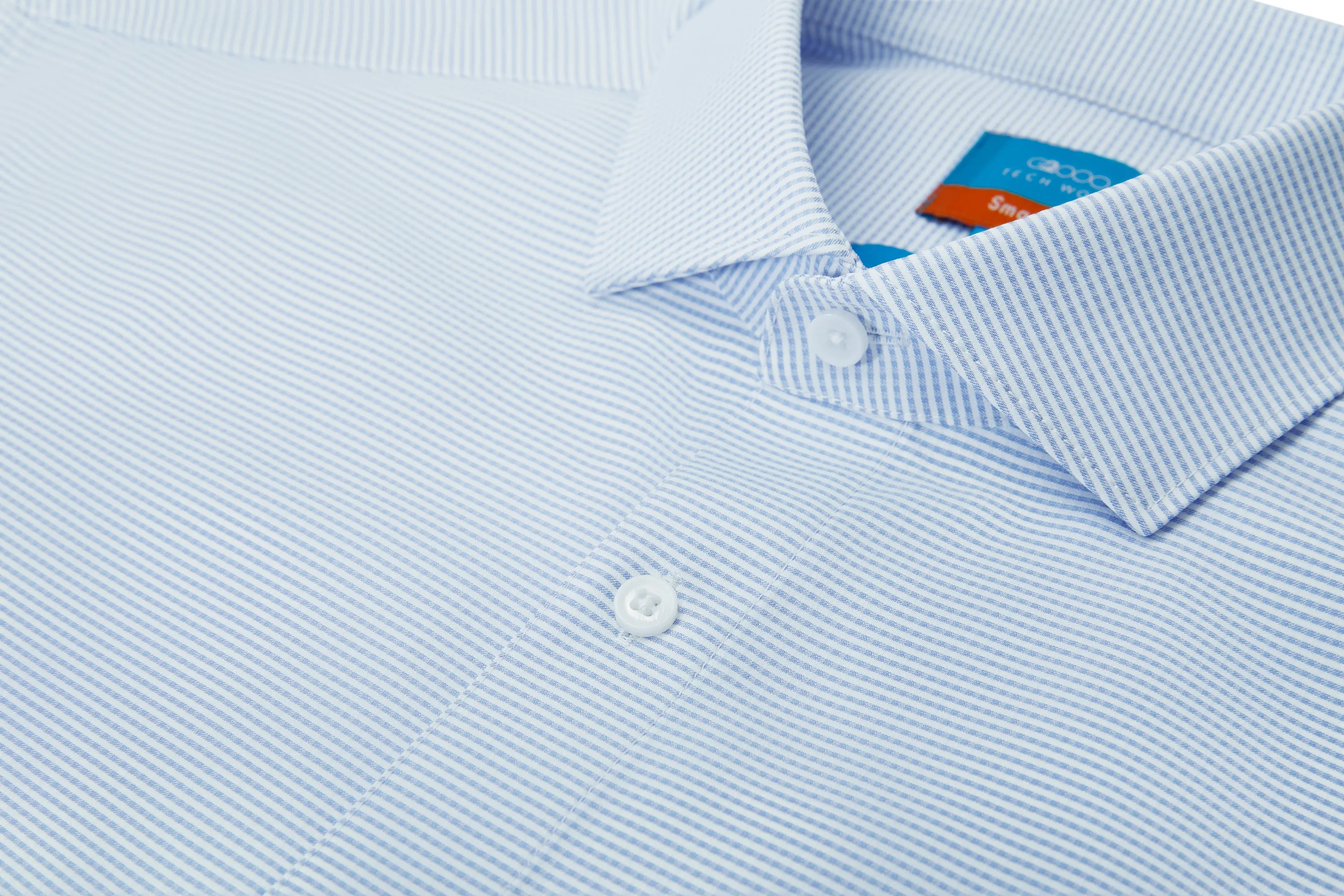 Dry Sweat-Wicking  Polyester Poplin Dress Shirt