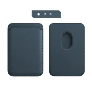 For Magsafe Magnetic Card Holder Case For iPhone 13 11 12 Pro MAX mini Leather Wallet Cover XR XS MAX Card phone Bag Adsorption