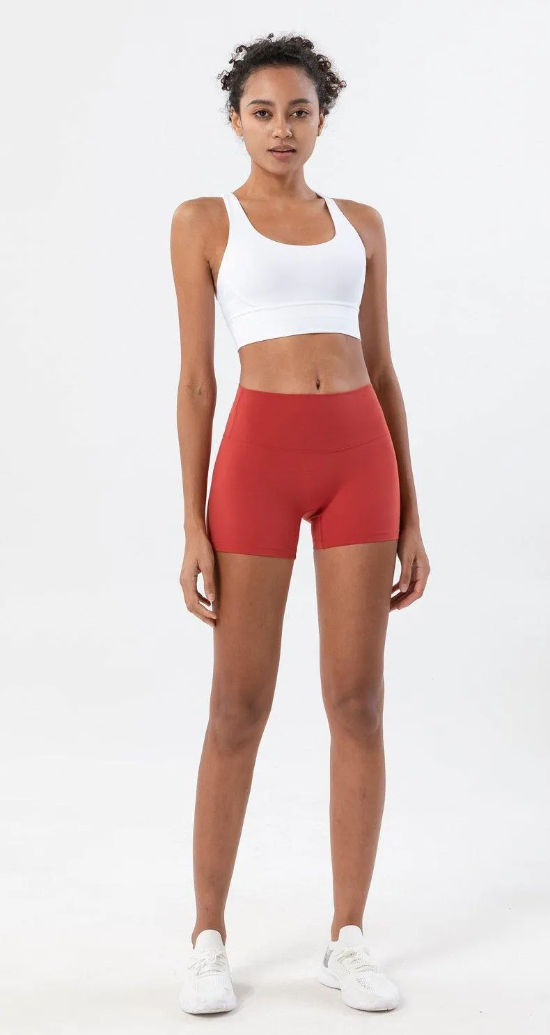 Fully Committed High Waist Yoga Shorts