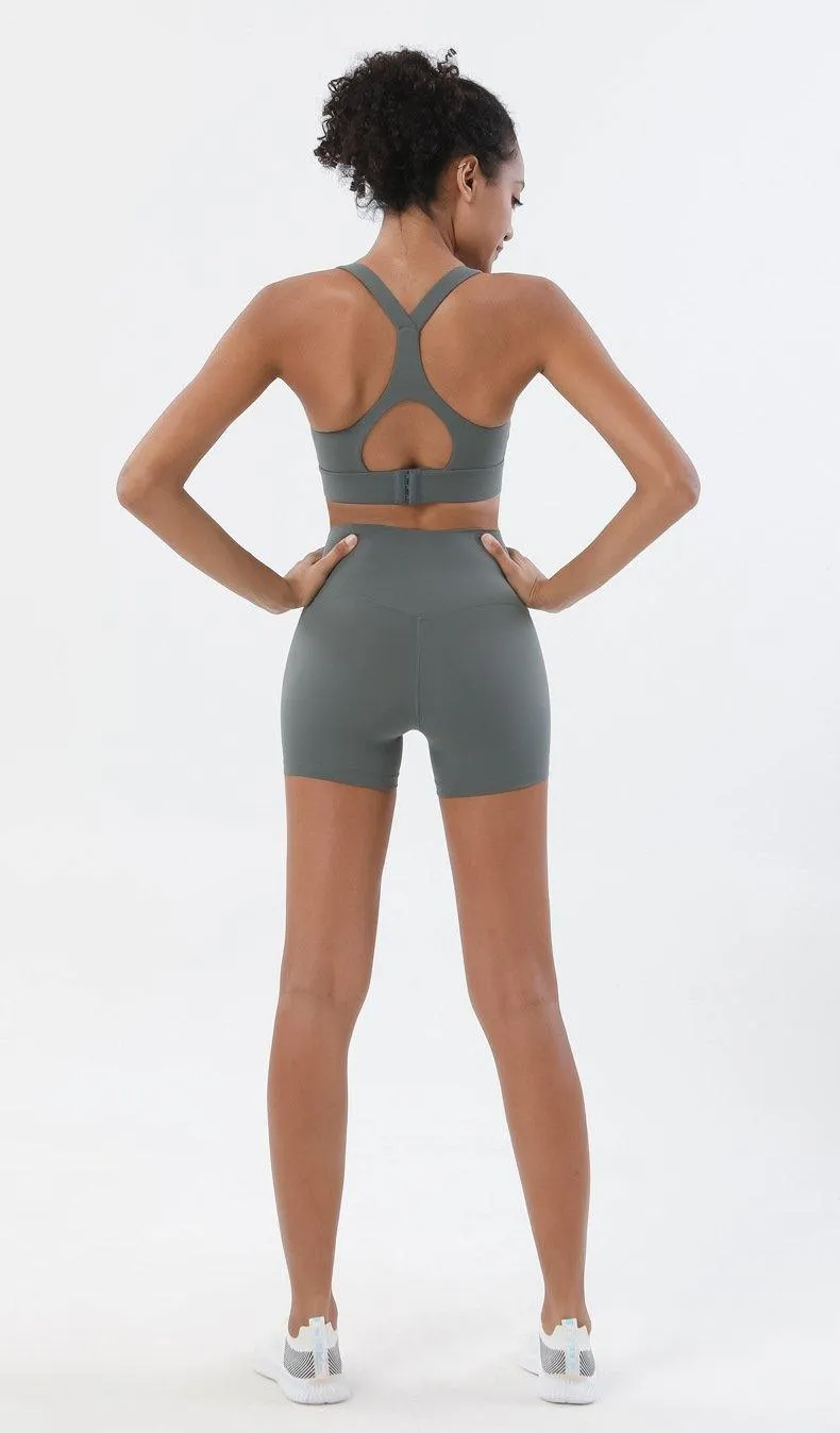 Fully Committed High Waist Yoga Shorts