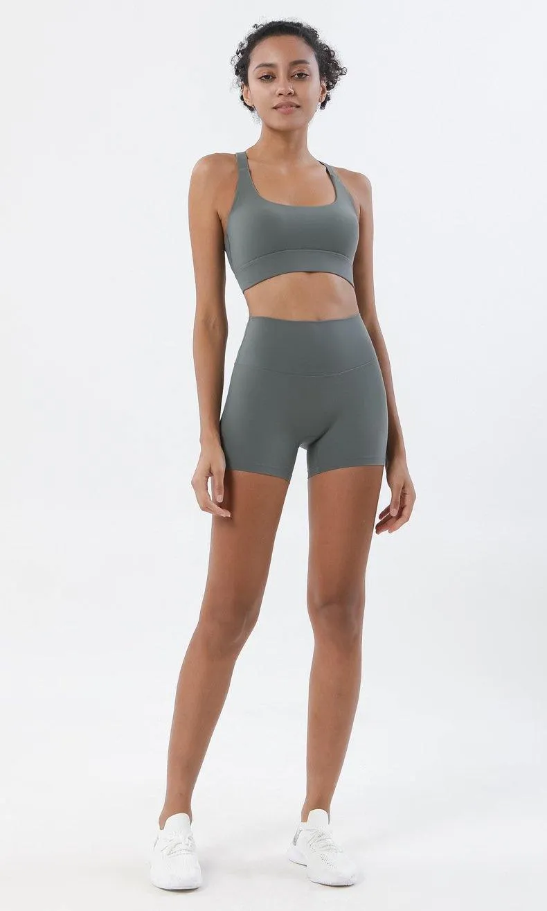 Fully Committed High Waist Yoga Shorts