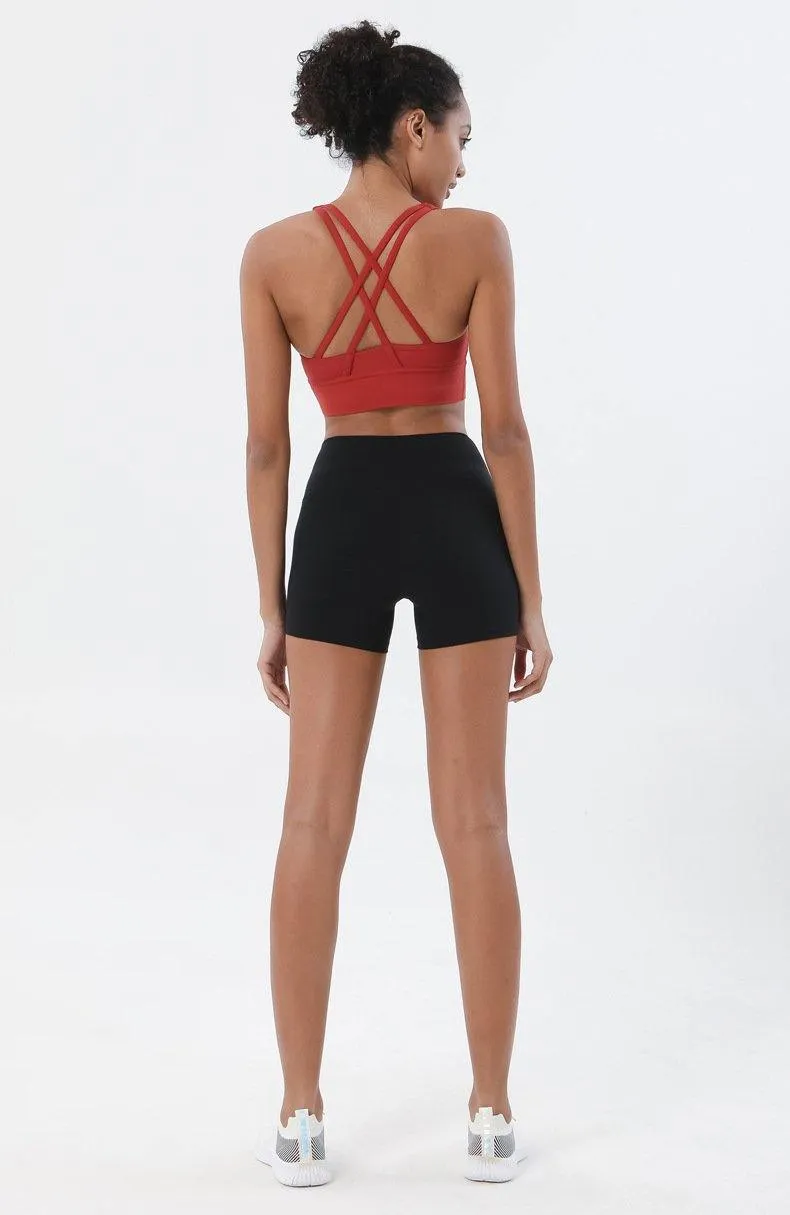 Fully Committed High Waist Yoga Shorts