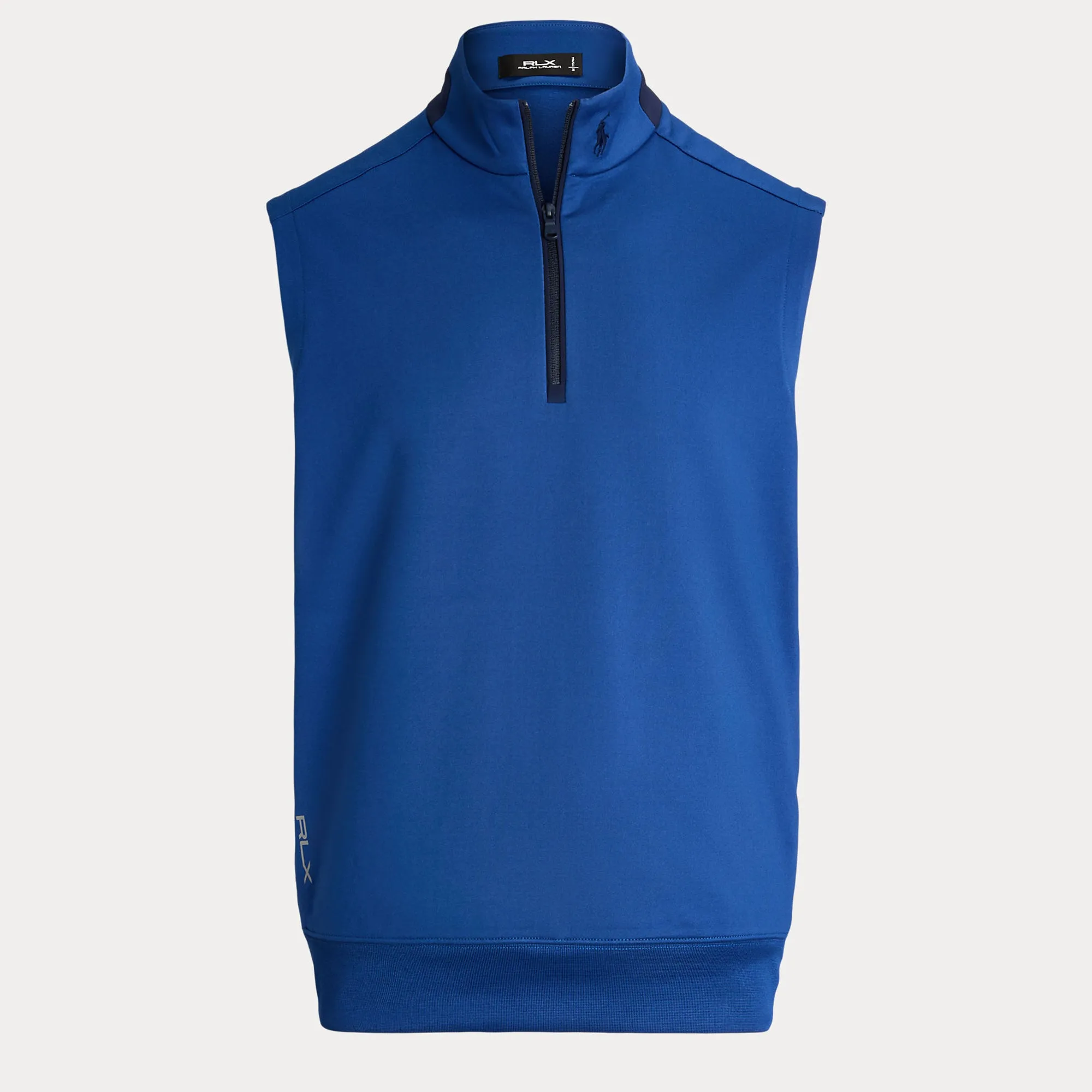 Half Zip Luxury Jersey Sleeveless Vest