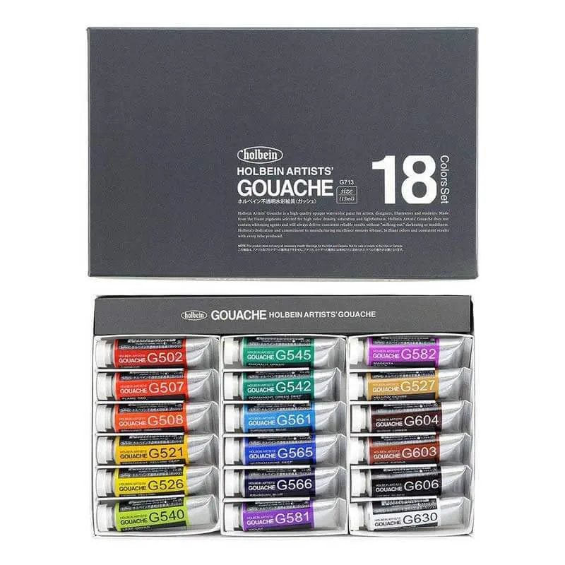Holbein Artists' Gouache Sets
