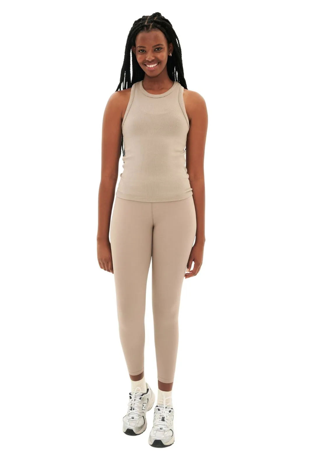 Kiki Rib Tank, Latte