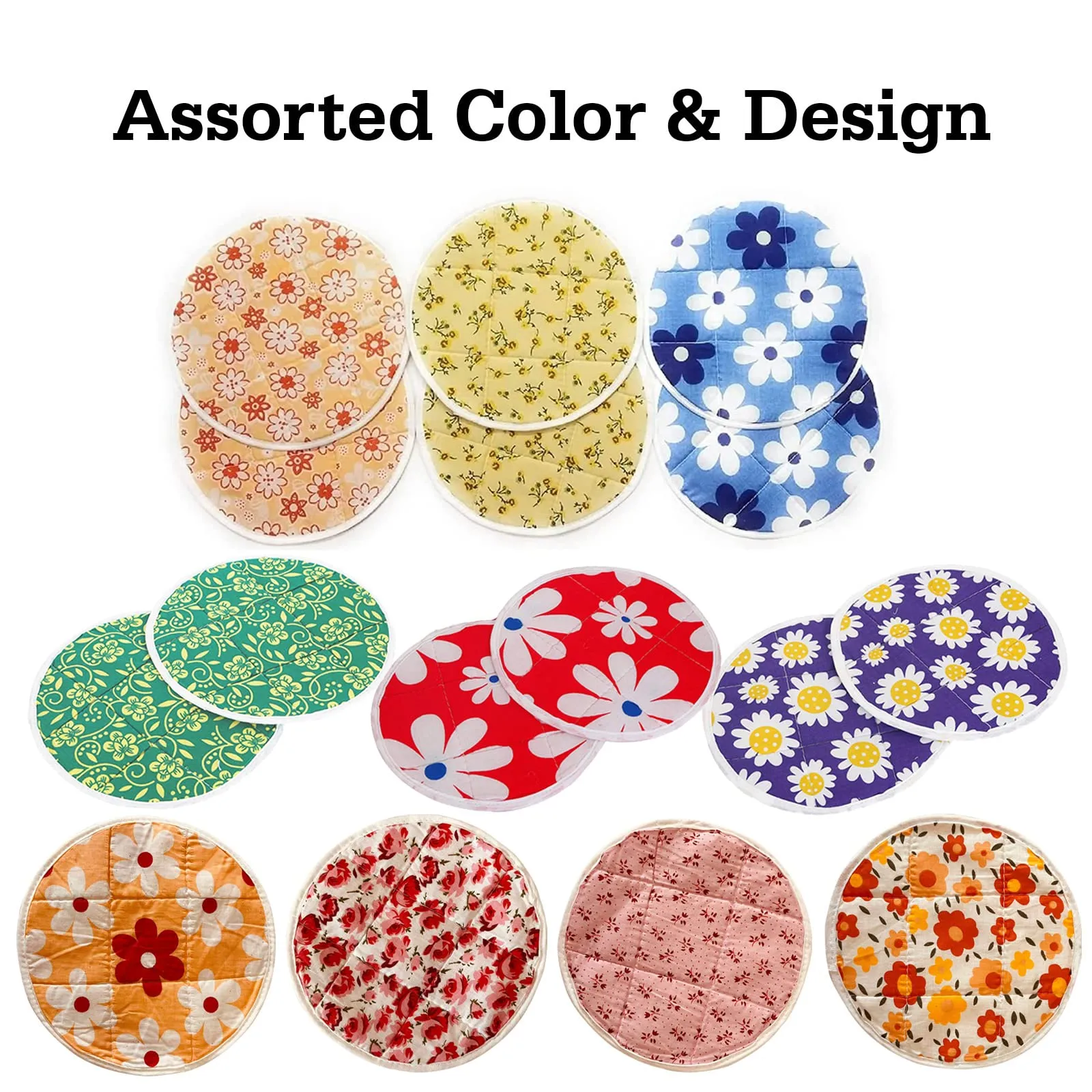 Kuber Industries Cotton 4 Pieces Roti Cover/Chapati Cover/Roti Rumals (Red & Purple) 2 Piece Top & 2 Piece Bottom-CTKTC032571