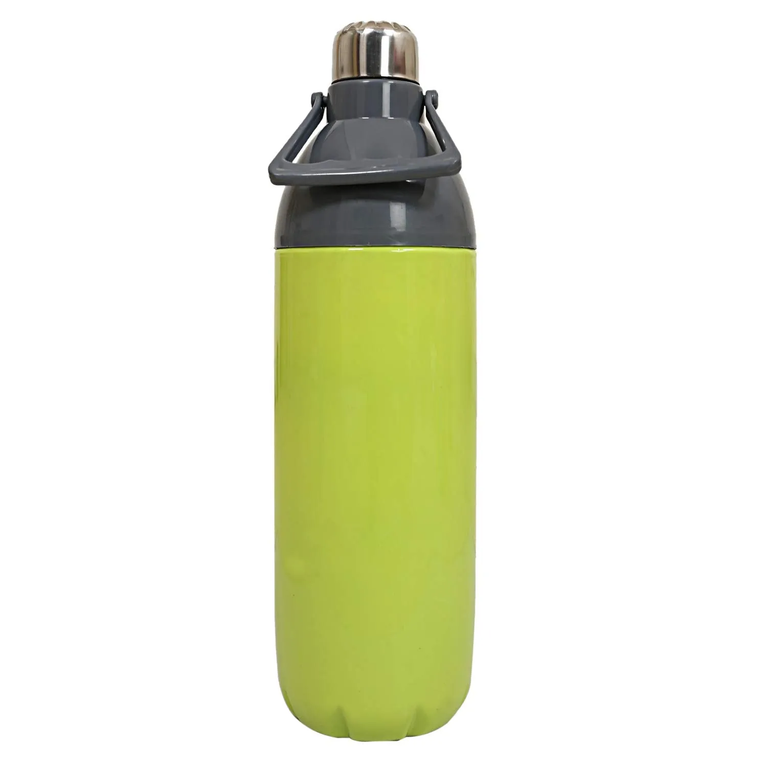 Kuber Industries Plastic Insulated Water Bottle with Handle 2200 ML (Green)