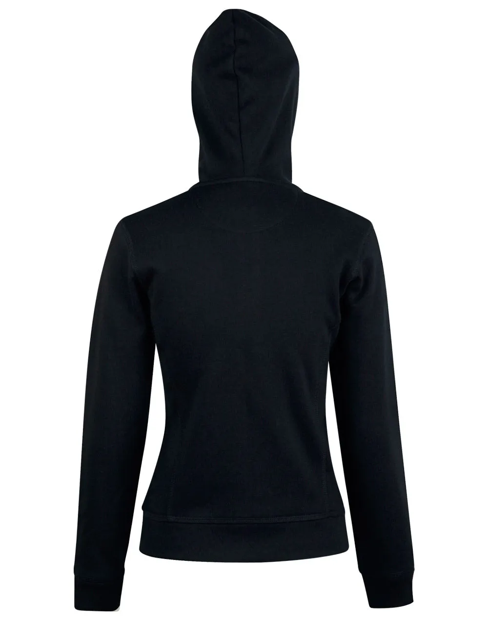 Ladies Full Zip Contrast Fleecy Hoodie - FL18