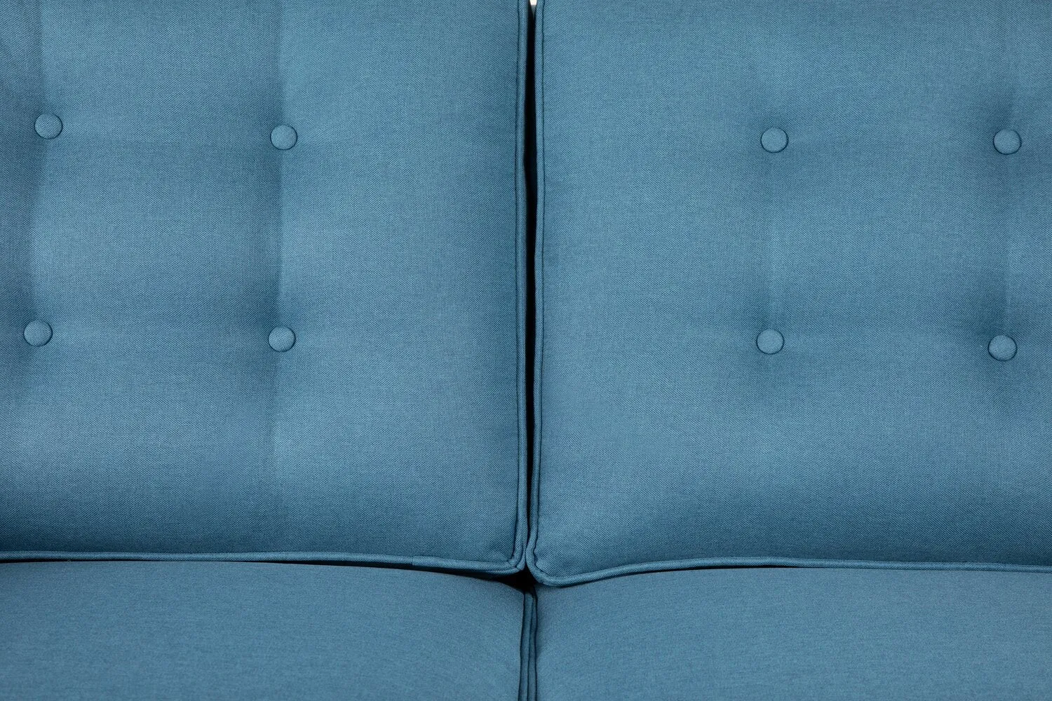 Merrigan Linen-Look Fabric Loveseat - Blue