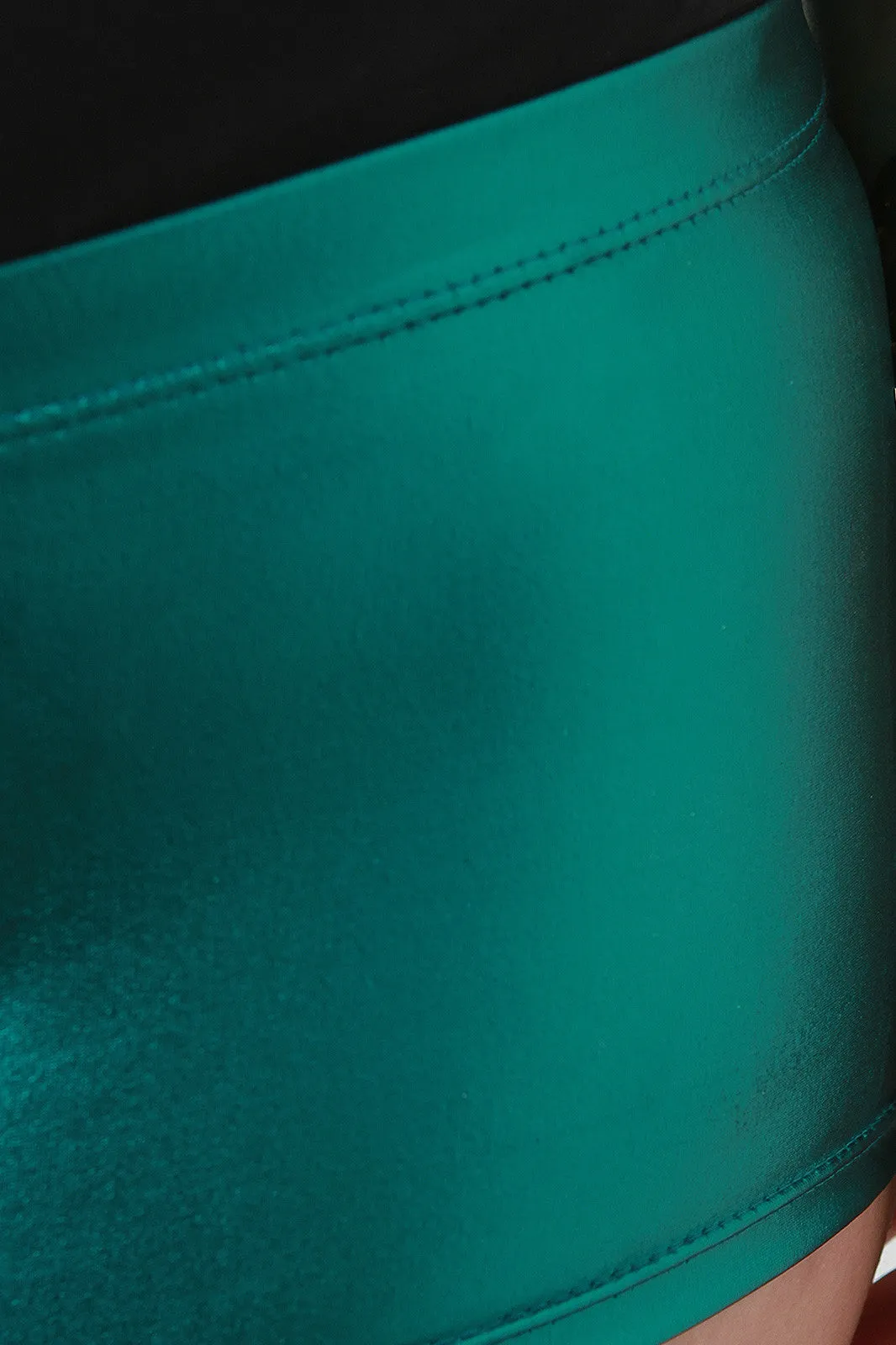 Metallic Booty Spandex Shorts
