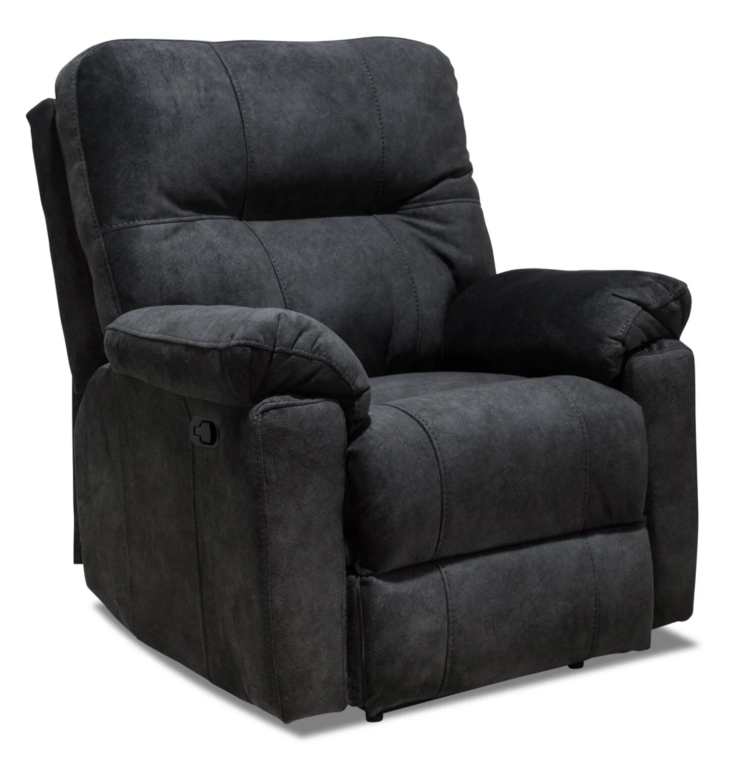 Muncey Polyester Recliner - Graphite