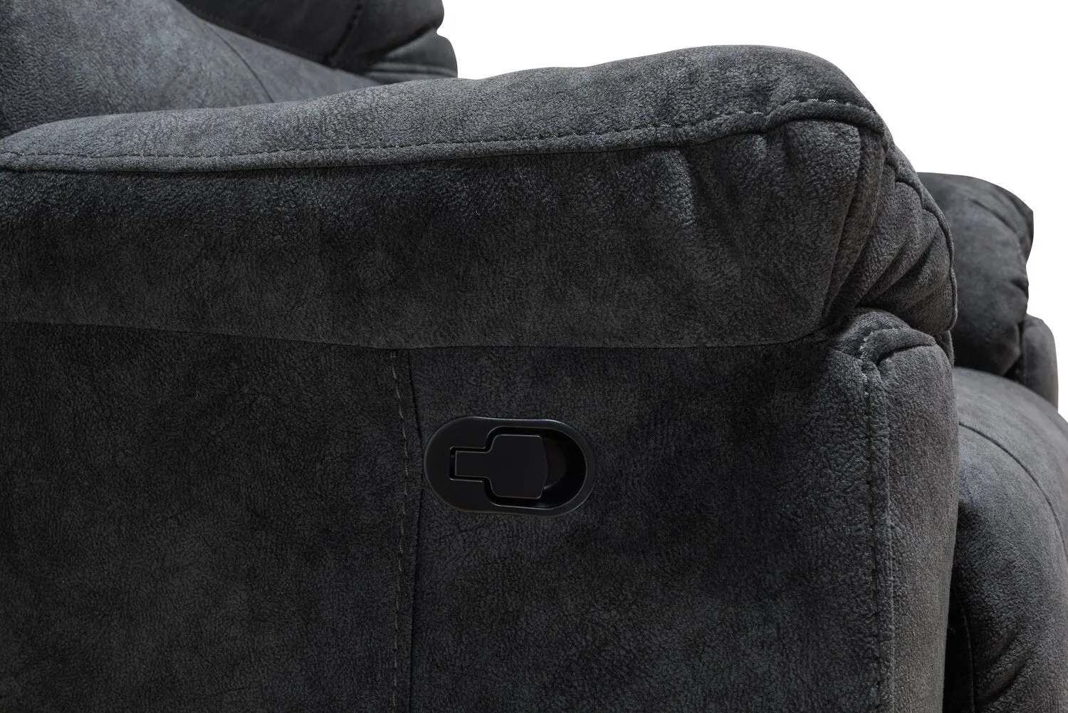 Muncey Polyester Recliner - Graphite