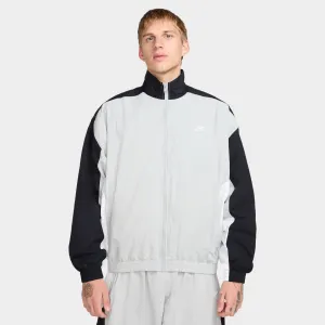 Nike Club Woven Track Jacket OS Lt Smoke Grey / Black - White
