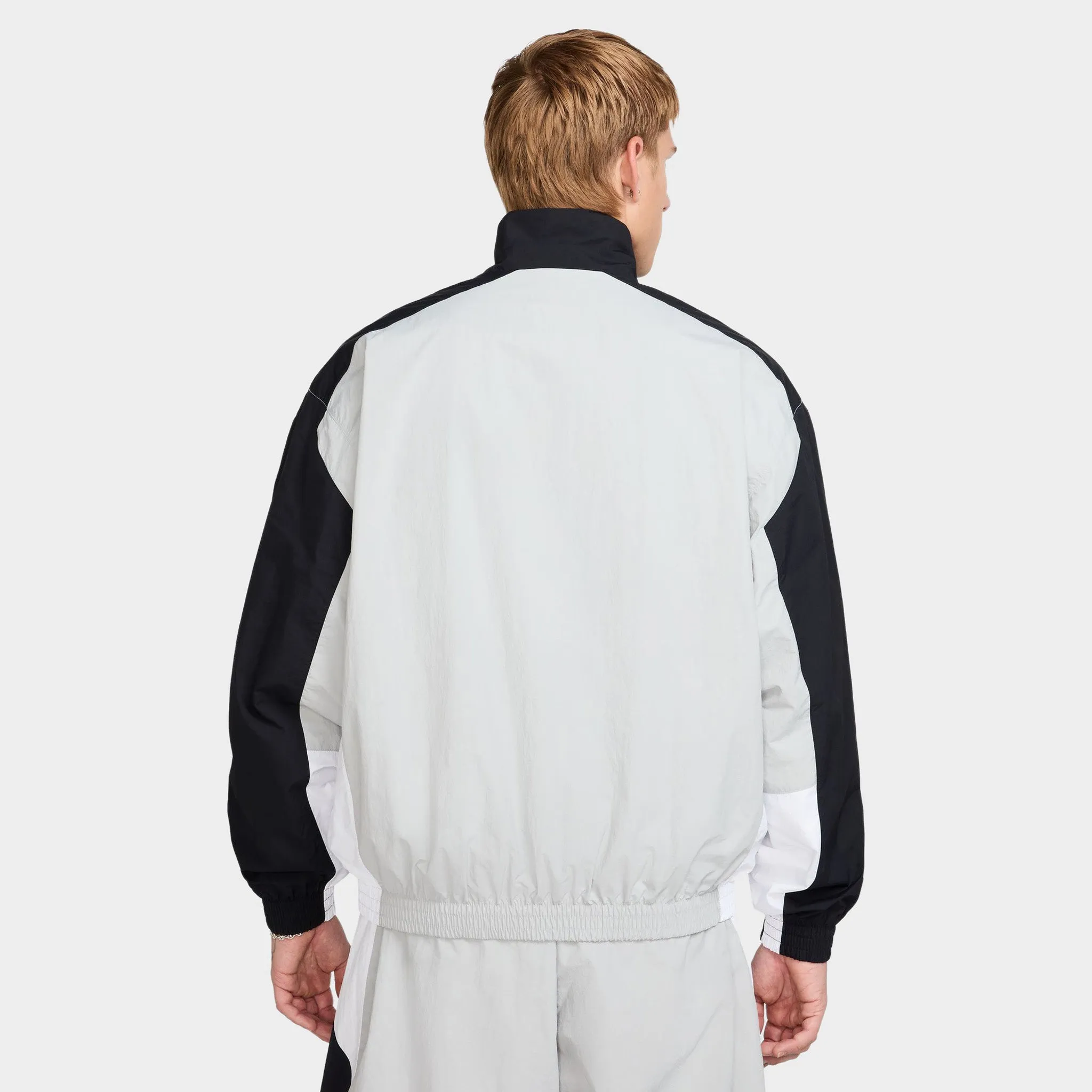 Nike Club Woven Track Jacket OS Lt Smoke Grey / Black - White