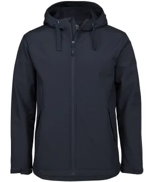 PODIUM KIDS & ADULTS THREE LAYER HOODED SOFTSHELL JACKET - 3WSH
