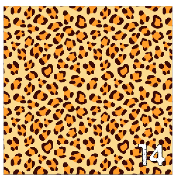 Printed Adhesive Vinyl ABSTRACT ANIMAL Print