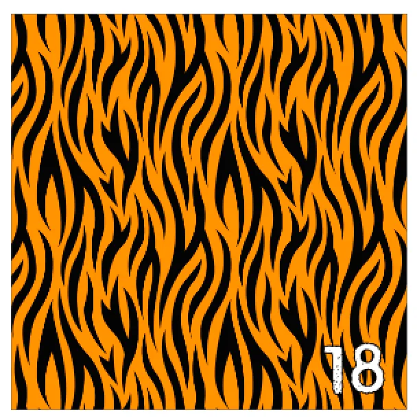 Printed Adhesive Vinyl ABSTRACT ANIMAL Print