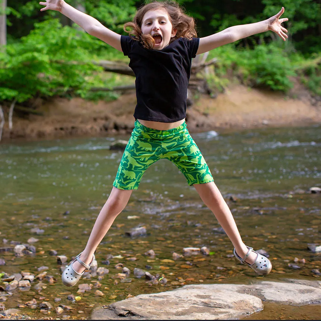"Land Before Lime" Dinosaurs Shorts With Pockets