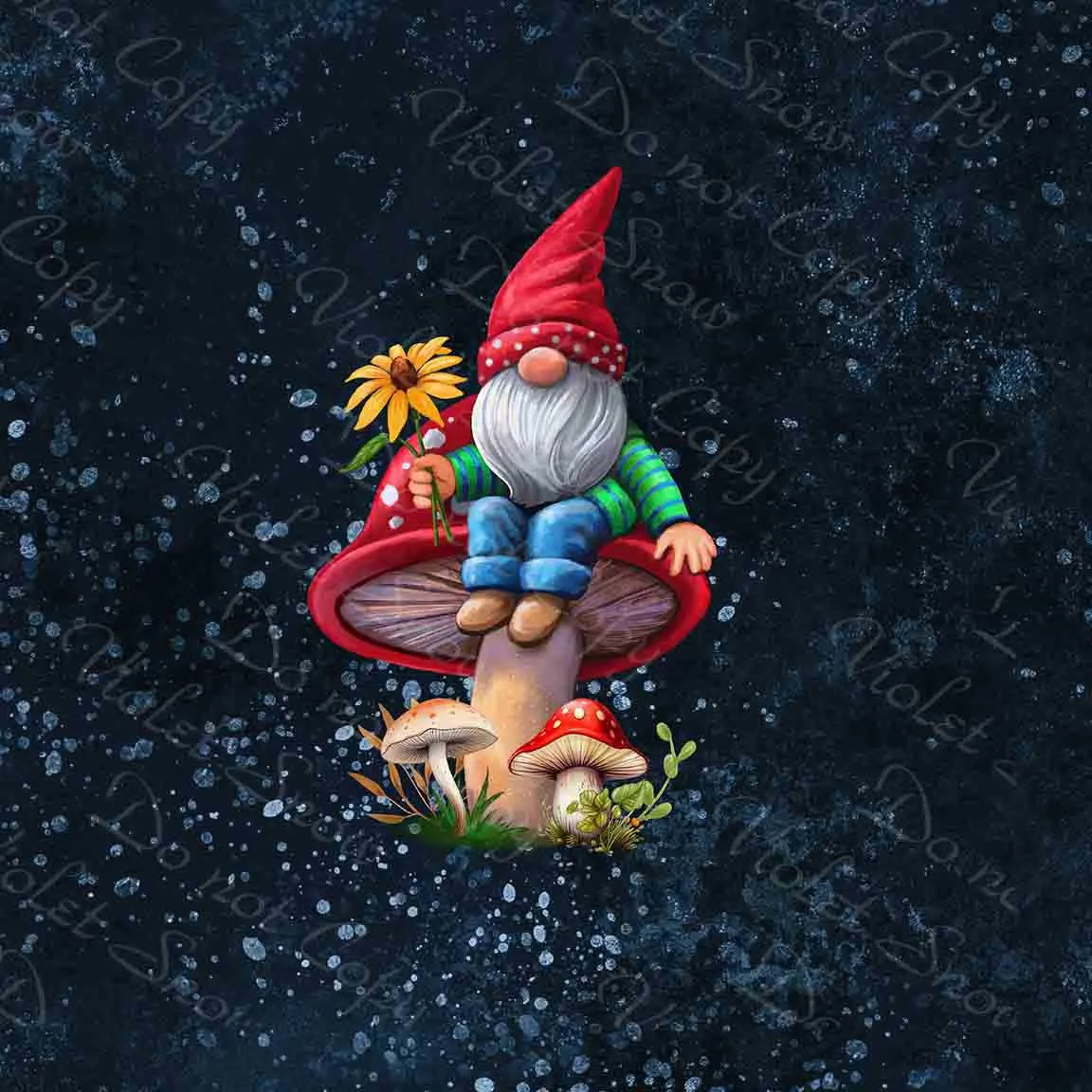 Red Mushroom Gnome Panel