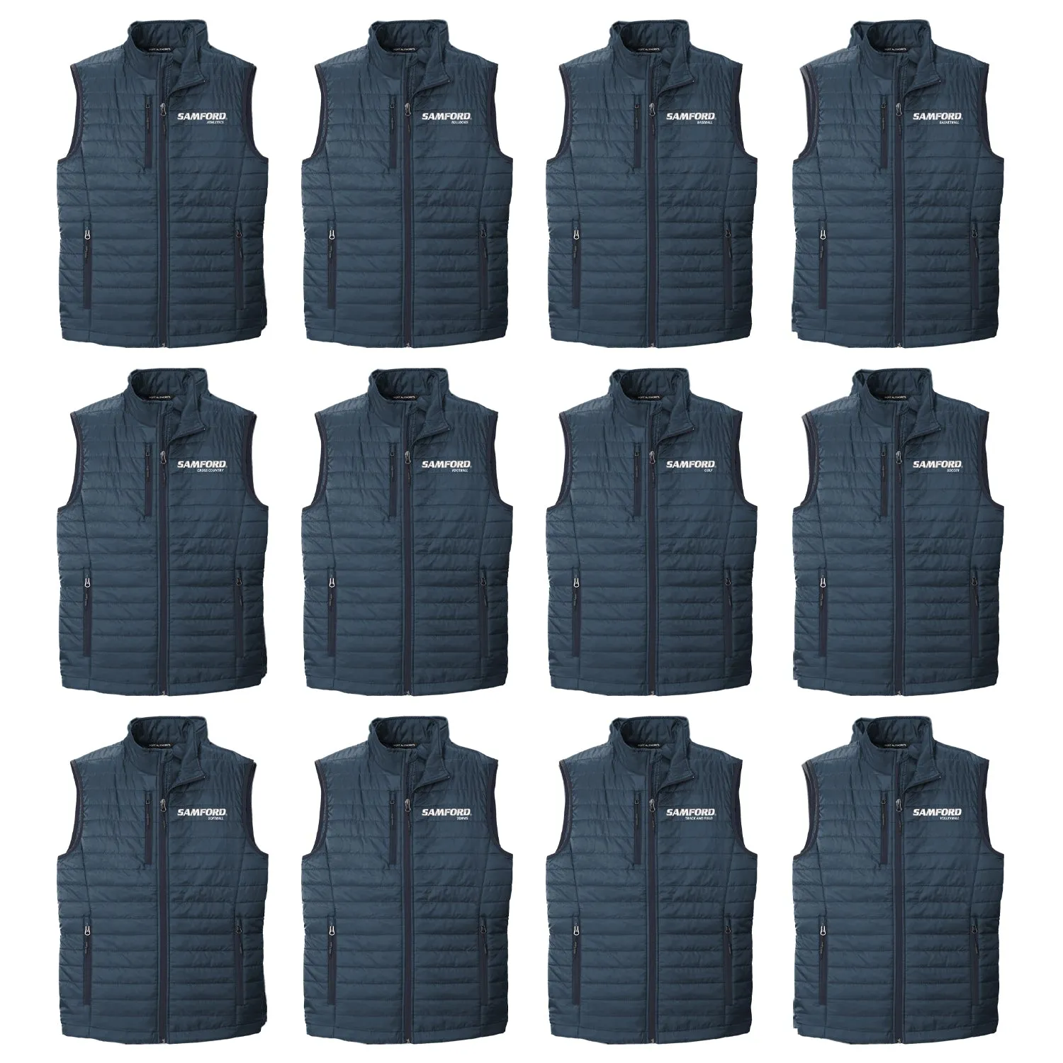 Samford Sport Specific Puffer Vest - Choice of Sport - Unisex
