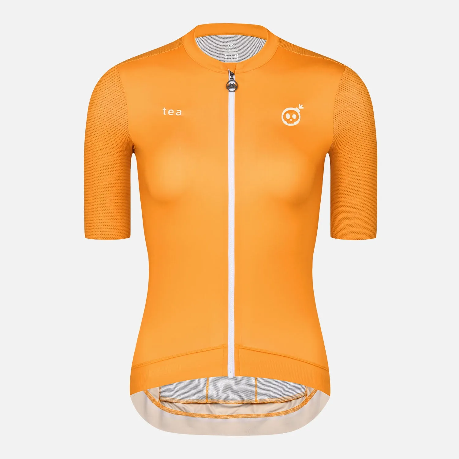 Skull Monton Cycling Jersey Womens Beer Yellow