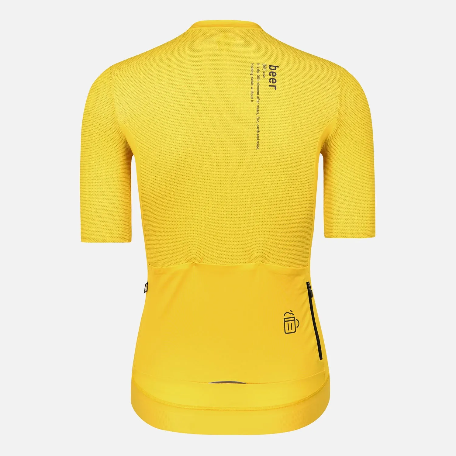 Skull Monton Cycling Jersey Womens Beer Yellow