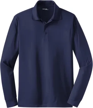 SPORT-TEK Men's Long Sleeve Micropique Sport Wick Polo
