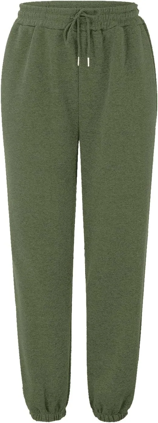 Sweatpants Women High Waist Cinch Bottom Athletic Joggers Casual Drawstring Sweat Pants Lounge Trousers with Pockets