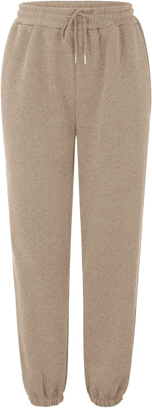Sweatpants Women High Waist Cinch Bottom Athletic Joggers Casual Drawstring Sweat Pants Lounge Trousers with Pockets