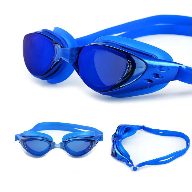 Swimming Glasses Men Women -1.0~-10 Waterproof Anti-Fog Arena Prescription Swim Eyewear Water Silicone  Diving Goggles