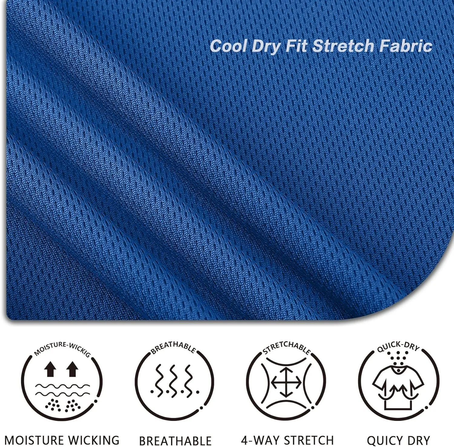 TIHEEN Golf Shirts for Men,Short Sleeve Moisture Wicking Proformance Big & Tall Polo Shirts
