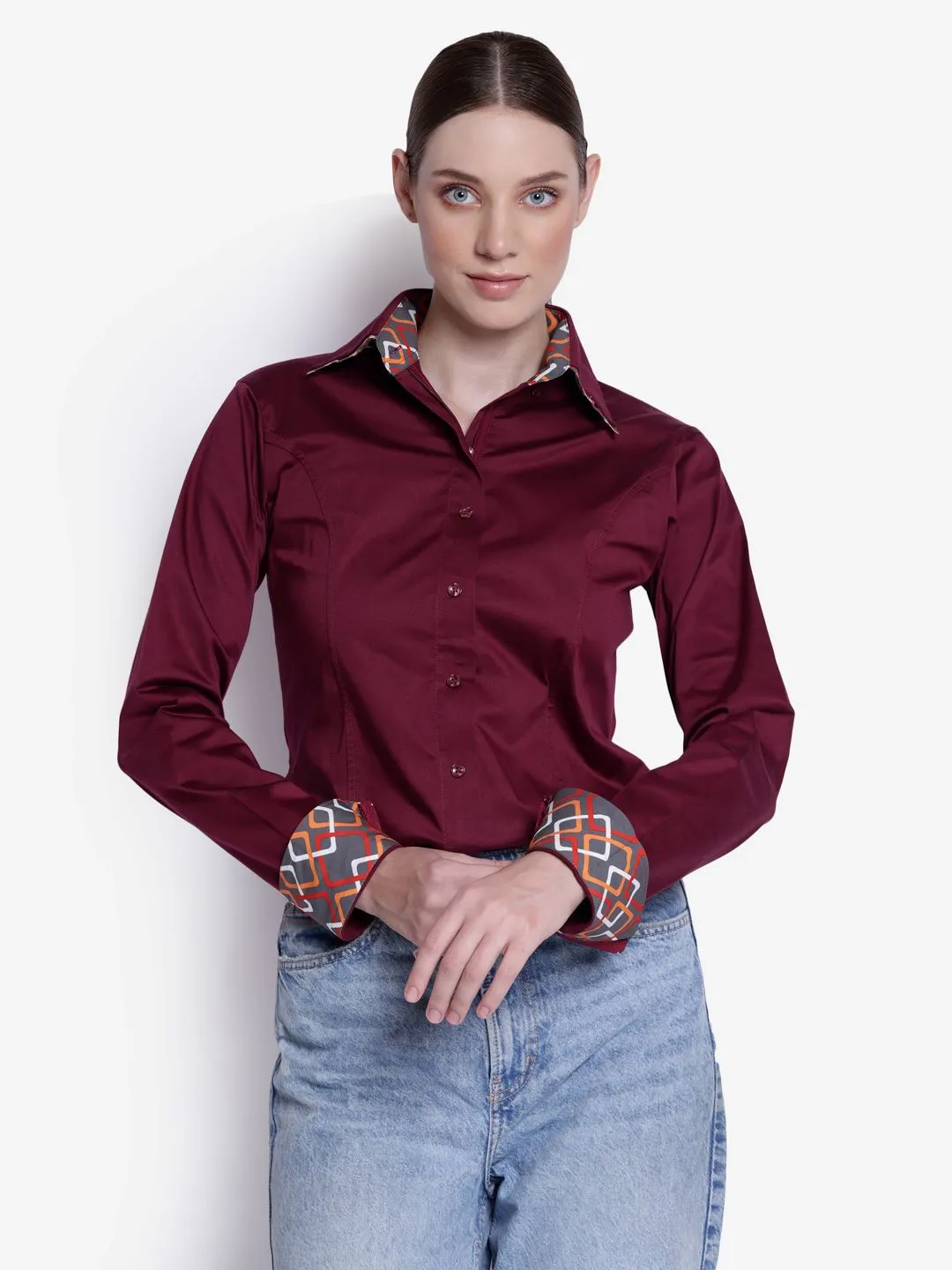 TuffRider Ladies ADEY Double Collar Shirt