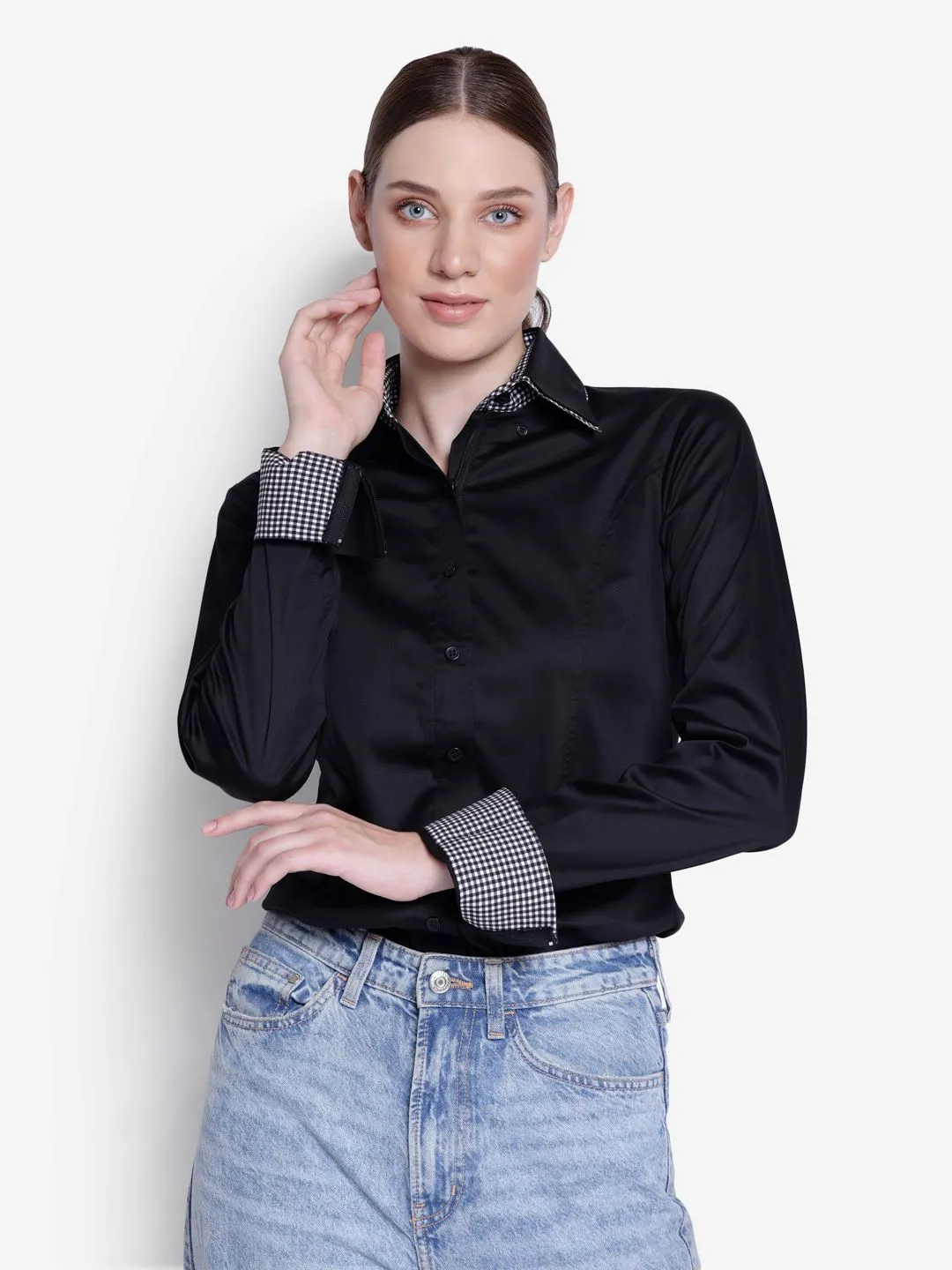 TuffRider Ladies ADEY Double Collar Shirt