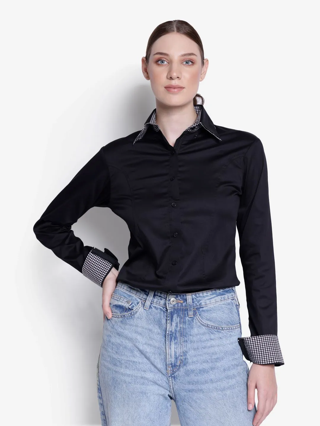 TuffRider Ladies ADEY Double Collar Shirt