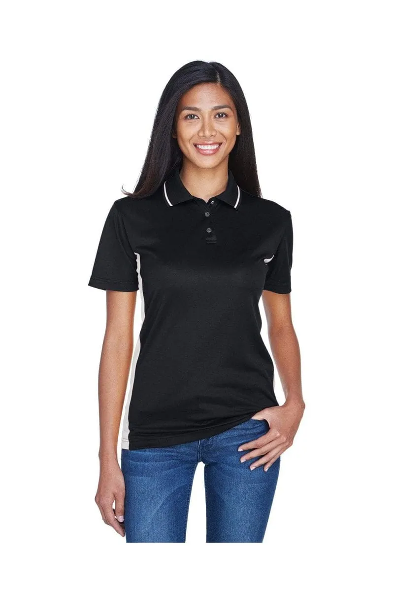 UltraClub 8406L: Ladies' Cool & Dry Sport Two-Tone Polo