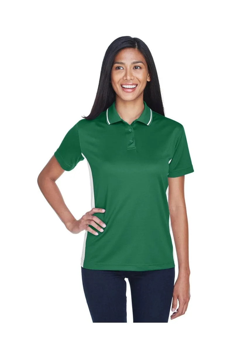 UltraClub 8406L: Ladies' Cool & Dry Sport Two-Tone Polo