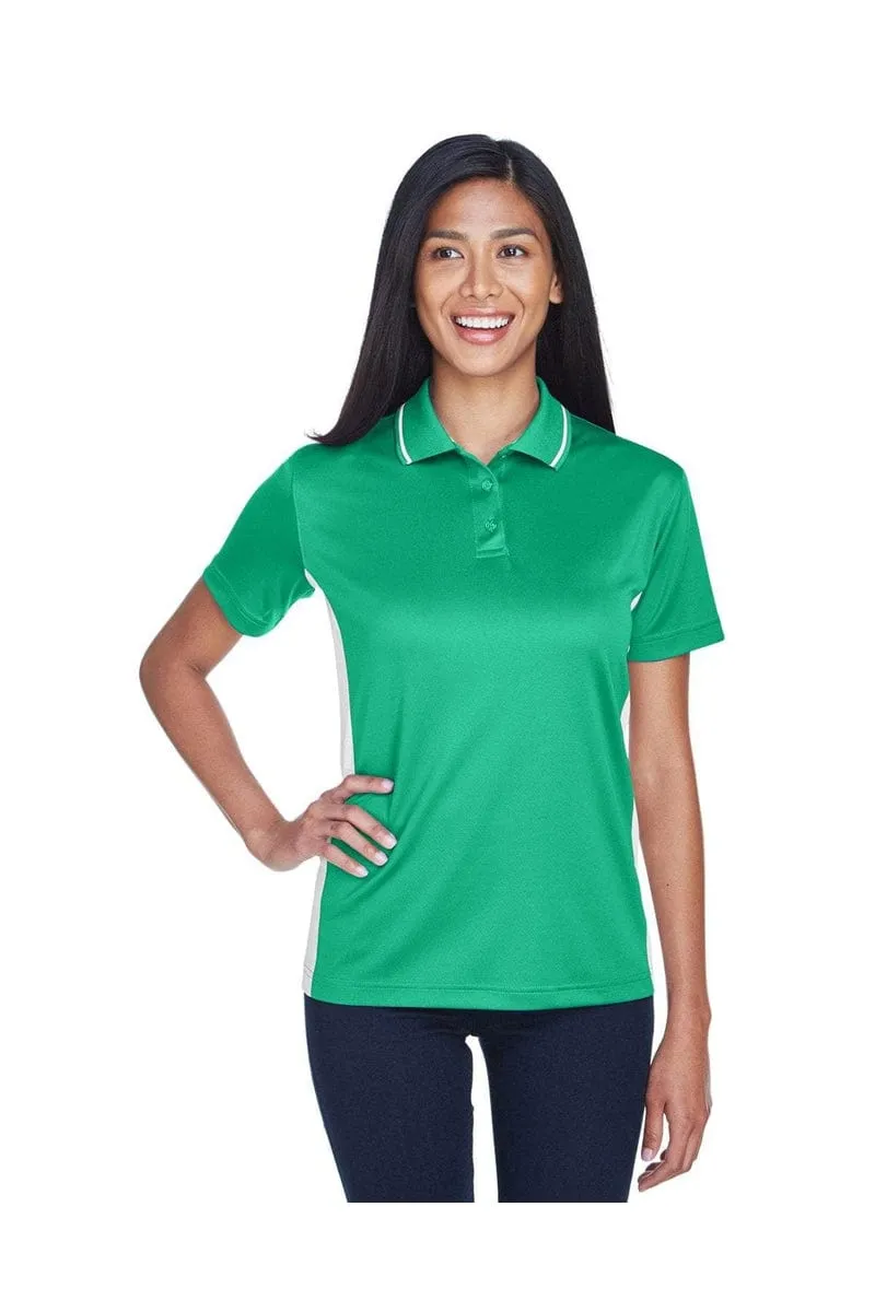 UltraClub 8406L: Ladies' Cool & Dry Sport Two-Tone Polo