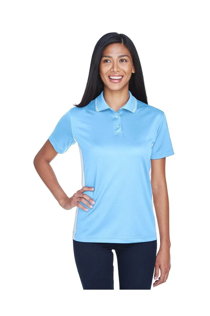 UltraClub 8406L: Ladies' Cool & Dry Sport Two-Tone Polo