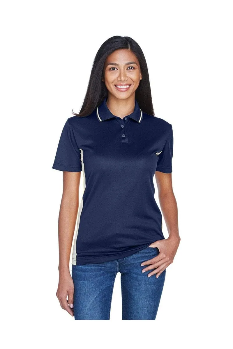 UltraClub 8406L: Ladies' Cool & Dry Sport Two-Tone Polo