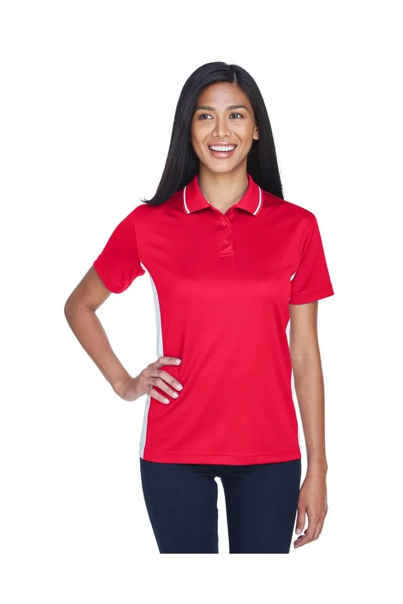 UltraClub 8406L: Ladies' Cool & Dry Sport Two-Tone Polo