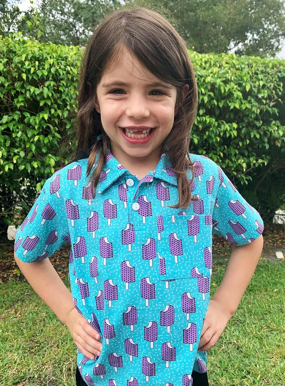 Unique Baby Moisture Wicking Kids Polo Shirts for Toddler Boys Polo Shirt