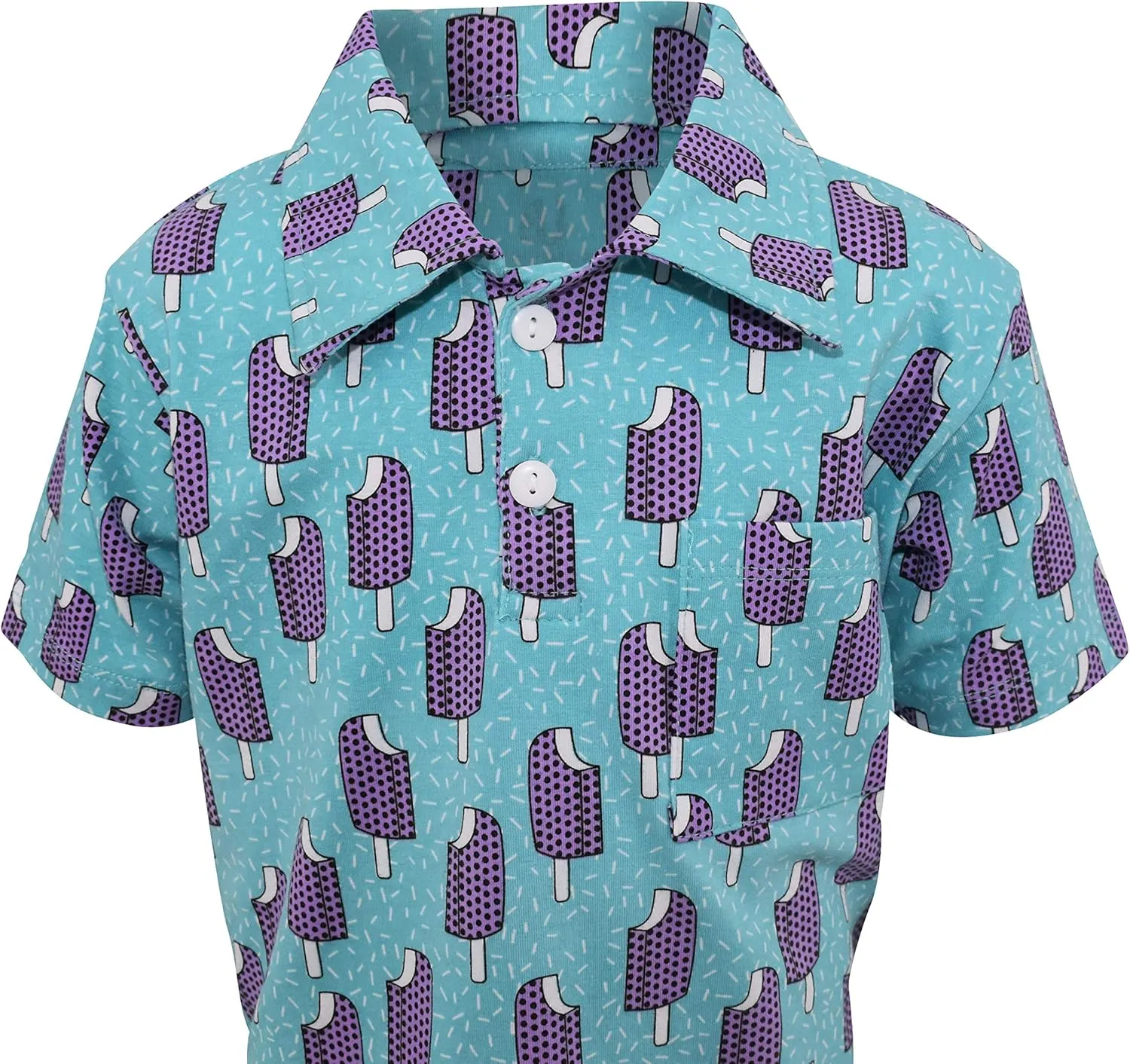 Unique Baby Moisture Wicking Kids Polo Shirts for Toddler Boys Polo Shirt