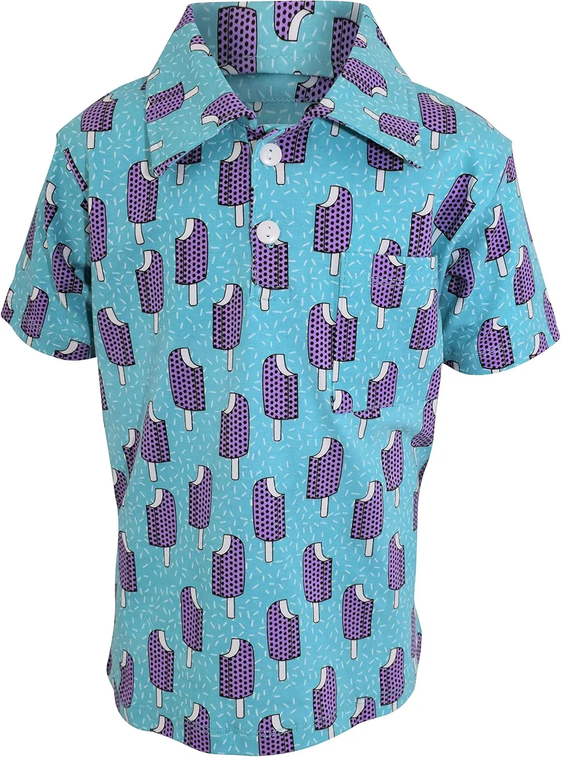 Unique Baby Moisture Wicking Kids Polo Shirts for Toddler Boys Polo Shirt
