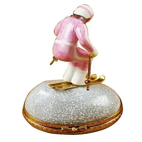 Woman Skier on Mountain