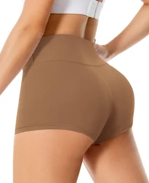 Women's 3"/5" High Waisted Biker Shorts - Spandex Yoga, Workout, Cycling, Volleyball, Dance | Athletic Booty Shorts
