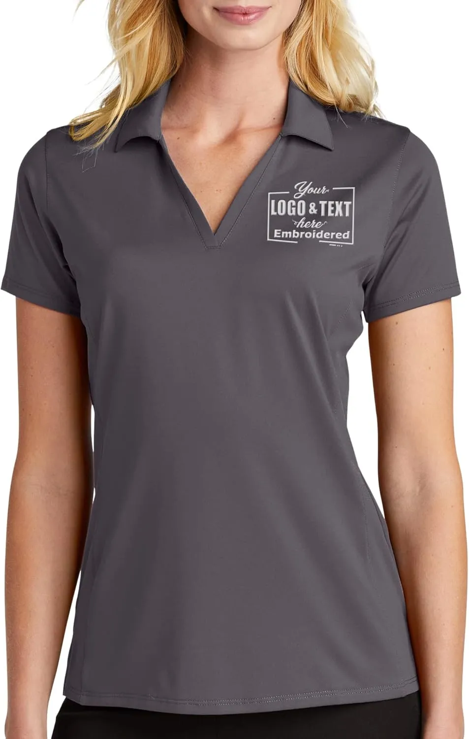 Womens Custom Polo Shirt Personalized Embroidered Sport Polo Shirt for Ladies