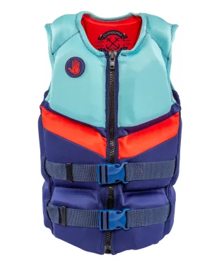 Women's Overboard USCGA   TCA Ride PFD - Blue/Red