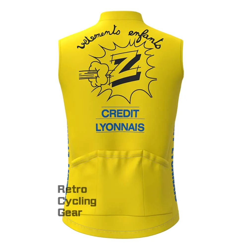 Z Yellow Retro Cycling Vest